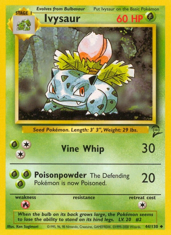 Image for Ivysaur (044/130) (Base Set 2) - Pokemon