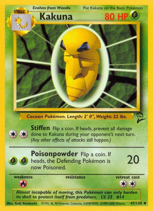 Image for Kakuna (047/130) (Base Set 2) - Pokemon