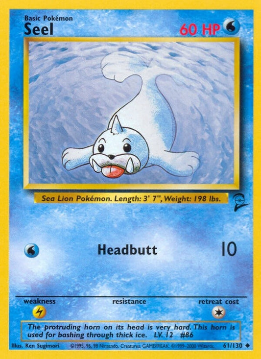 Image for Seel (061/130) (Base Set 2) - Pokemon