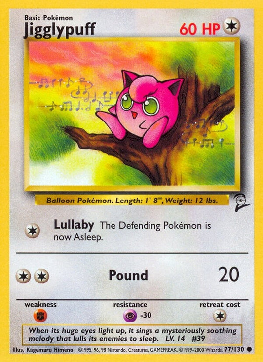 Image for Jigglypuff (077/130) (Base Set 2) - Pokemon