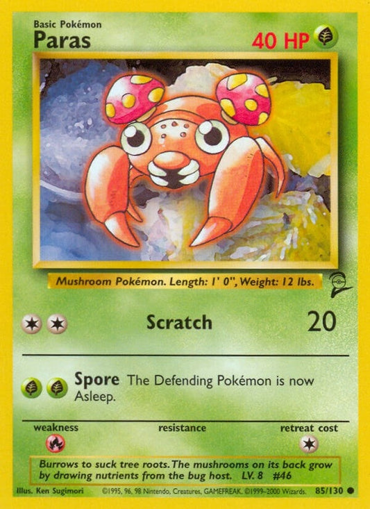 Image for Paras (085/130) (Base Set 2) - Pokemon