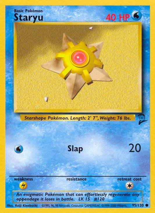 Image for Staryu (095/130) (Base Set 2) - Pokemon