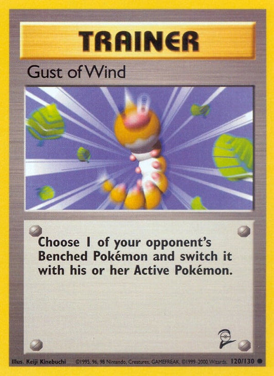 Image for Gust of Wind (120/130) (Base Set 2) - Pokemon
