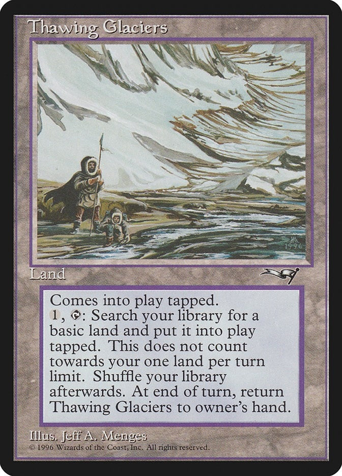 Image for Thawing Glaciers (189) (Alliances) - Magic: The Gathering