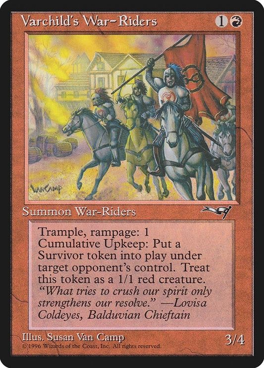 Image for Varchild's War-Riders (122) (Alliances) - Magic: The Gathering