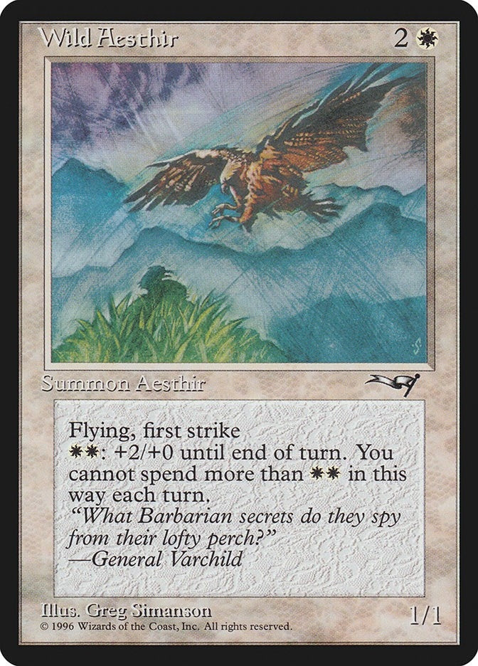 Image for Wild Aesthir (Blue Mountains) (155) (Alliances) - Magic: The Gathering