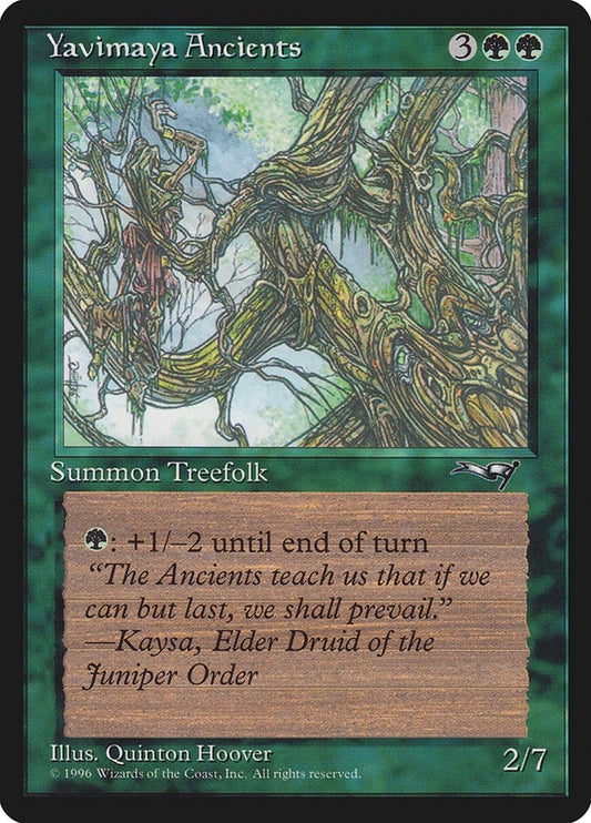 Image for Yavimaya Ancients (92) (Alliances) - Magic: The Gathering