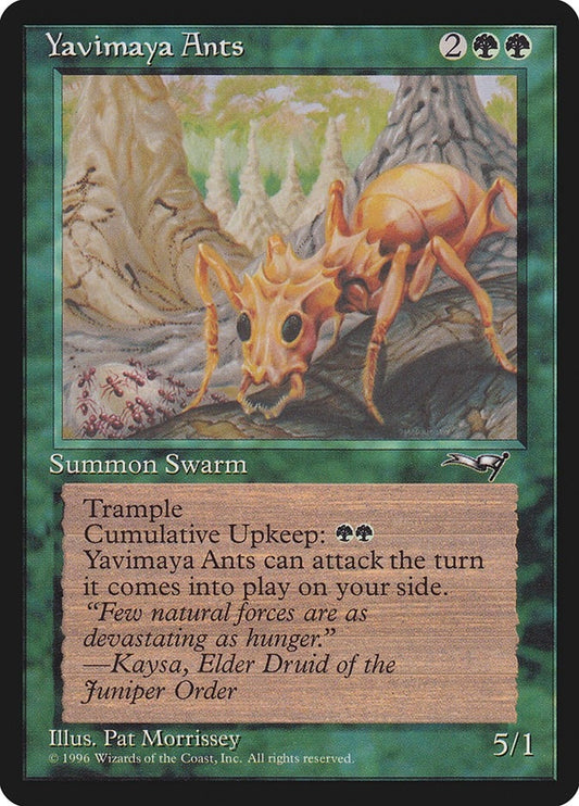 Image for Yavimaya Ants (Alliances) - Magic: The Gathering