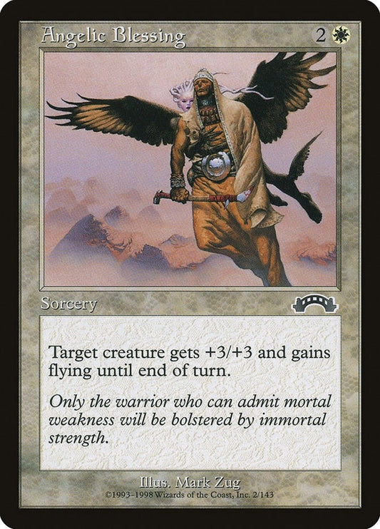 Image for Angelic Blessing (2) (Exodus) - Magic: The Gathering