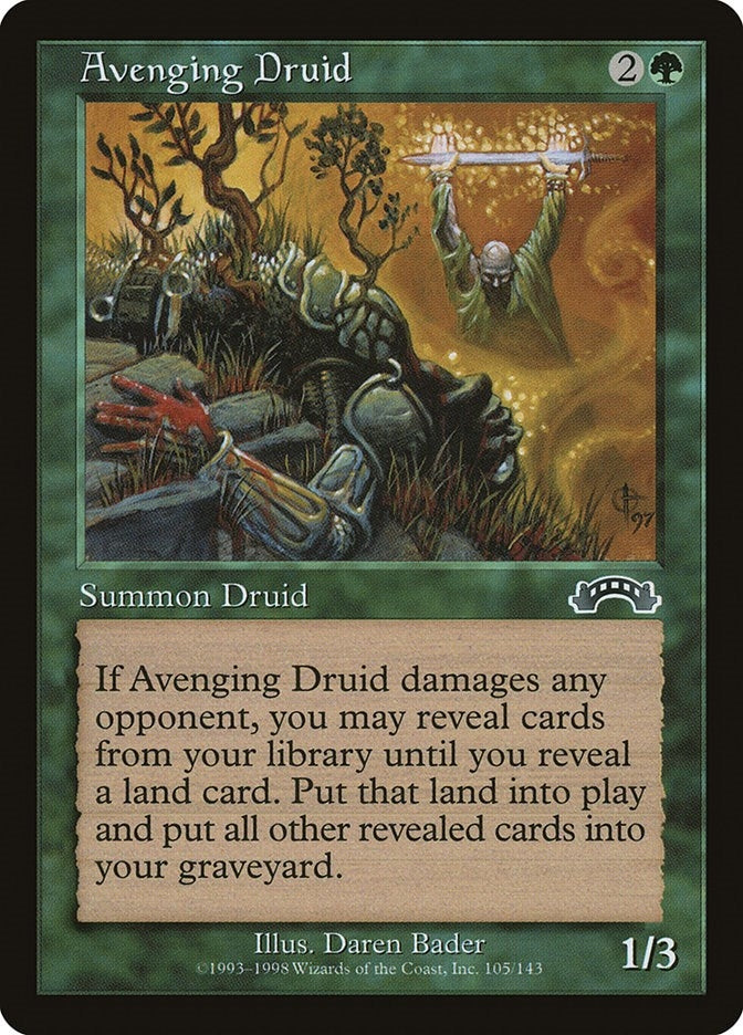 Image for Avenging Druid (105) (Exodus) - Magic: The Gathering