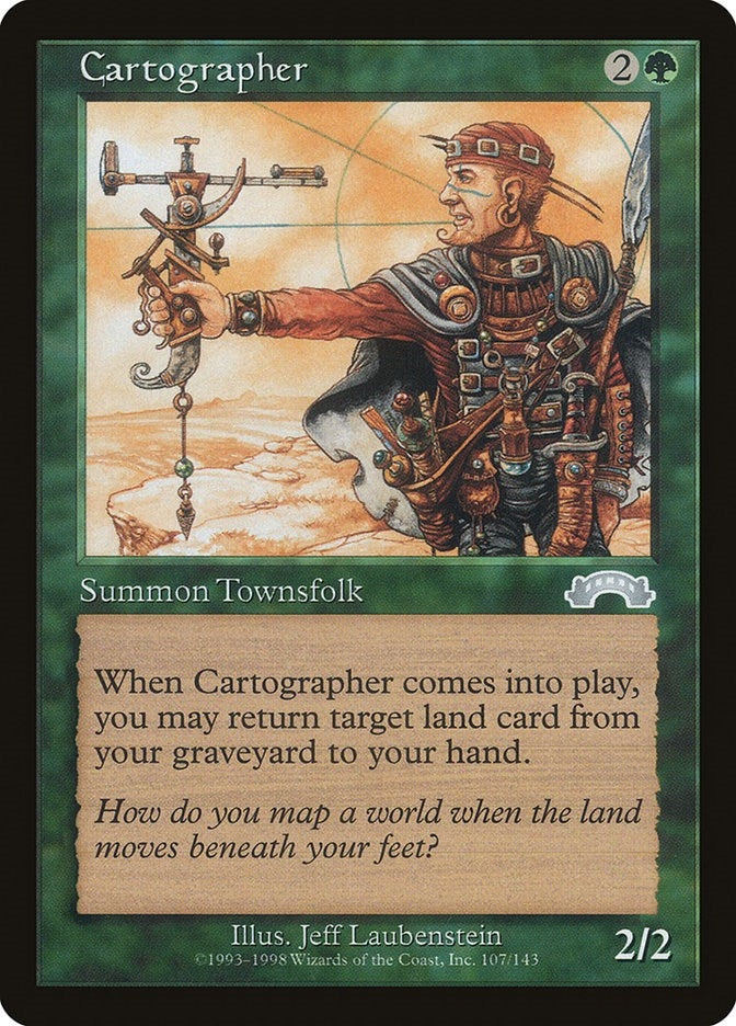 Image for Cartographer (107) (Exodus) - Magic: The Gathering