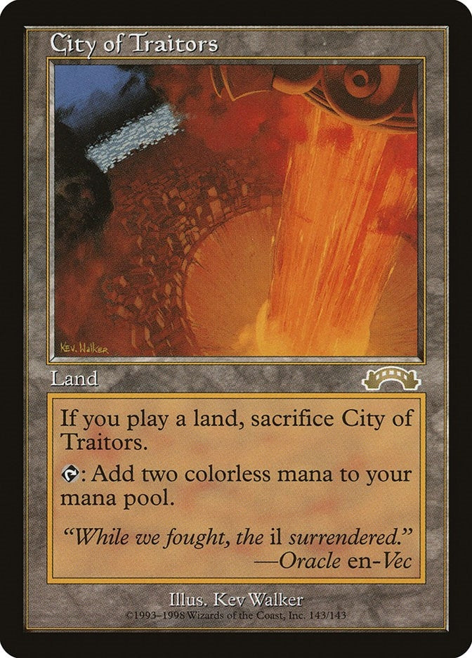 Image for City of Traitors (143) (Exodus) - Magic: The Gathering