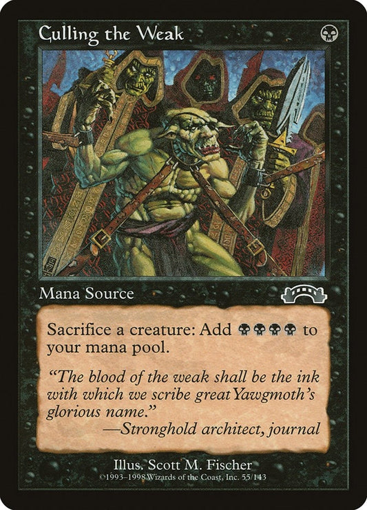 Image for Culling the Weak (55) (Exodus) - Magic: The Gathering