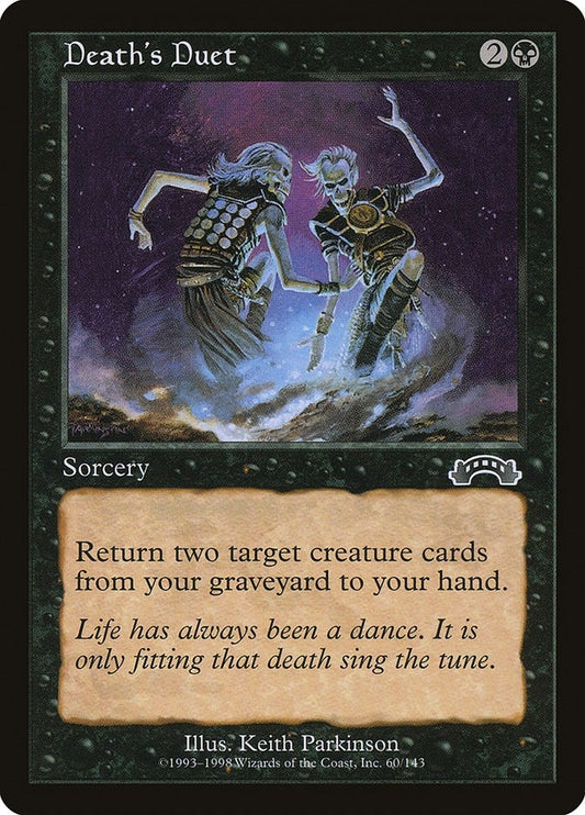 Image for Death's Duet (60) (Exodus) - Magic: The Gathering