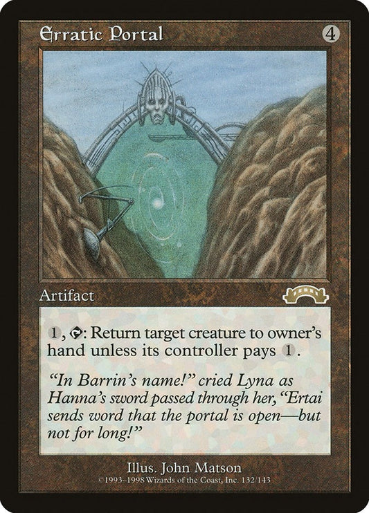 Image for Erratic Portal (132) (Exodus) - Magic: The Gathering