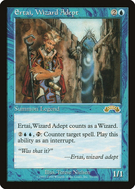 Image for Ertai, Wizard Adept (33) (Exodus) - Magic: The Gathering