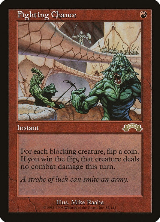 Image for Fighting Chance (82) (Exodus) - Magic: The Gathering