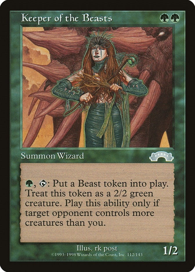 Image for Keeper of the Beasts (112) (Exodus) - Magic: The Gathering