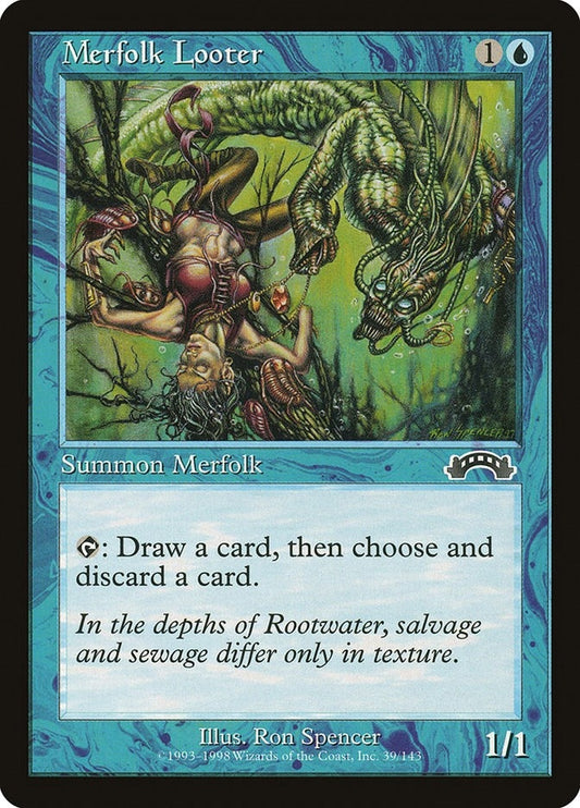 Image for Merfolk Looter (39) (Exodus) - Magic: The Gathering