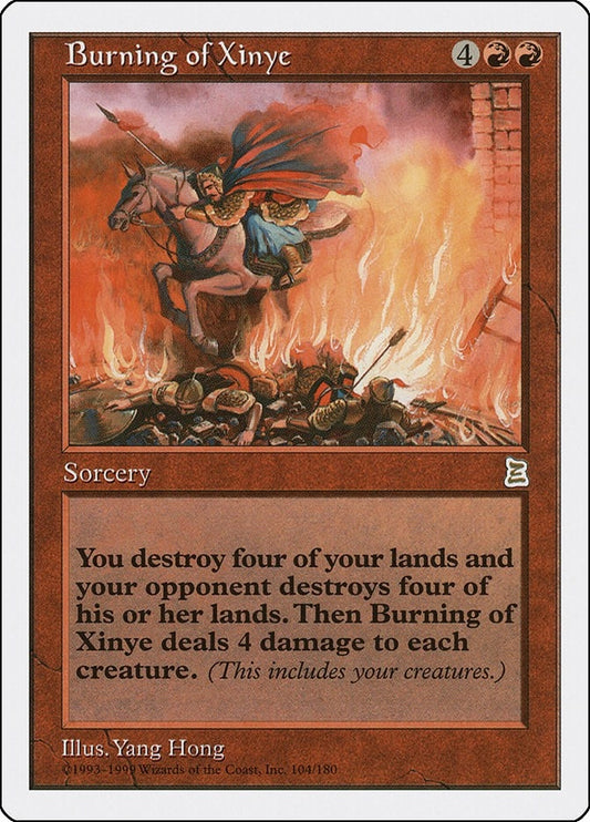Image for Burning of Xinye (104) (Portal Three Kingdoms) - Magic: The Gathering