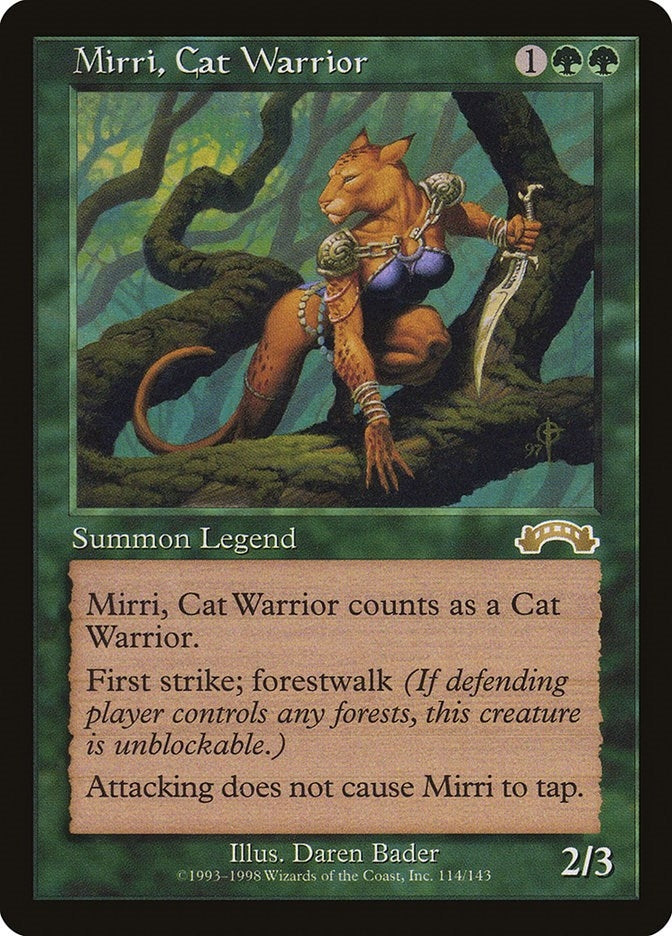 Image for Mirri, Cat Warrior (114) (Exodus) - Magic: The Gathering