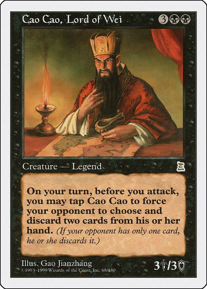Image for Cao Cao, Lord of Wei (68) (Portal Three Kingdoms) - Magic: The Gathering
