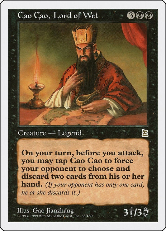 Image for Cao Cao, Lord of Wei (68) (Portal Three Kingdoms) - Magic: The Gathering