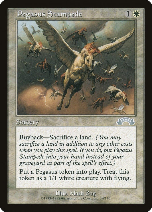 Image for Pegasus Stampede (14) (Exodus) - Magic: The Gathering