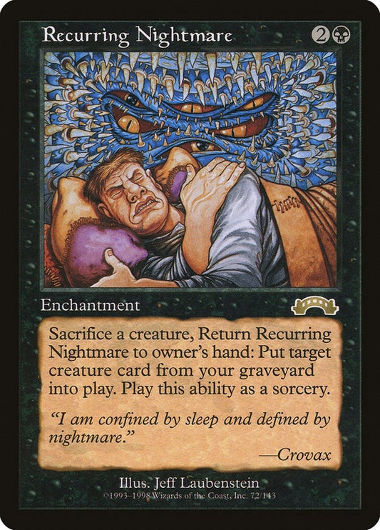 Image for Recurring Nightmare (72) (Exodus) - Magic: The Gathering