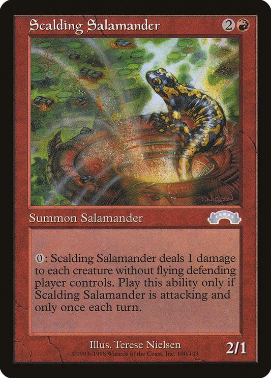 Image for Scalding Salamander (100) (Exodus) - Magic: The Gathering