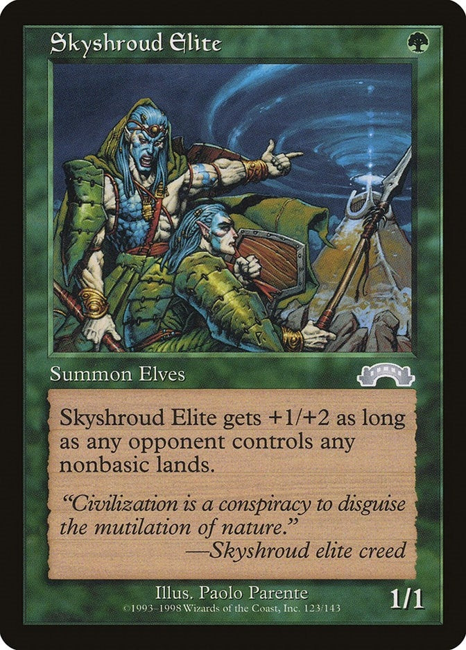 Image for Skyshroud Elite (123) (Exodus) - Magic: The Gathering