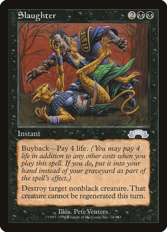 Image for Slaughter (74) (Exodus) - Magic: The Gathering