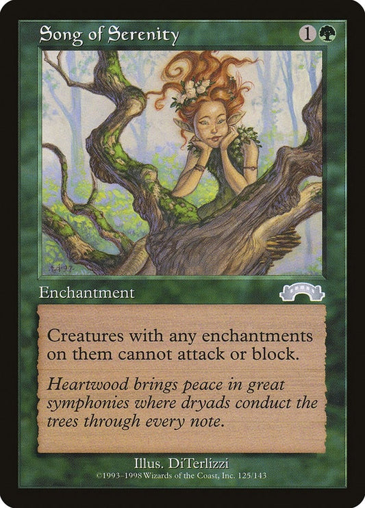 Image for Song of Serenity (125) (Exodus) - Magic: The Gathering