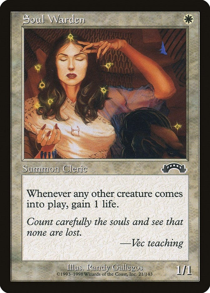 Image for Soul Warden (21) (Exodus) - Magic: The Gathering