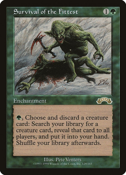Image for Survival of the Fittest (129) (Exodus) - Magic: The Gathering