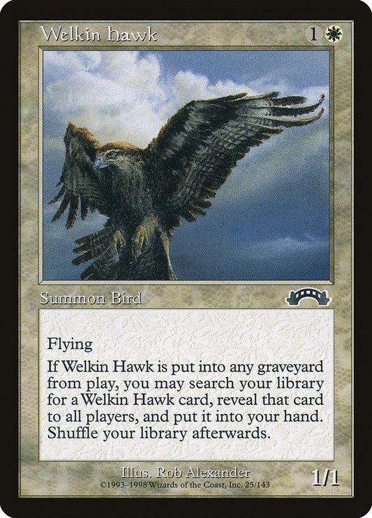 Image for Welkin Hawk (25) (Exodus) - Magic: The Gathering