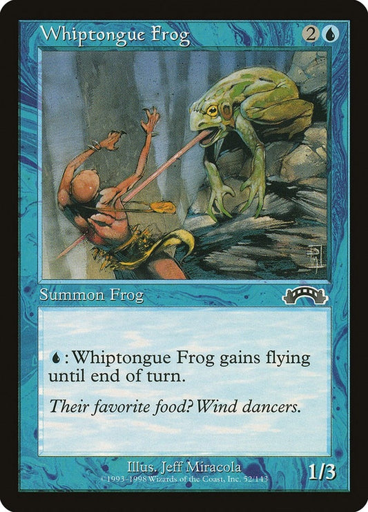 Image for Whiptongue Frog (52) (Exodus) - Magic: The Gathering