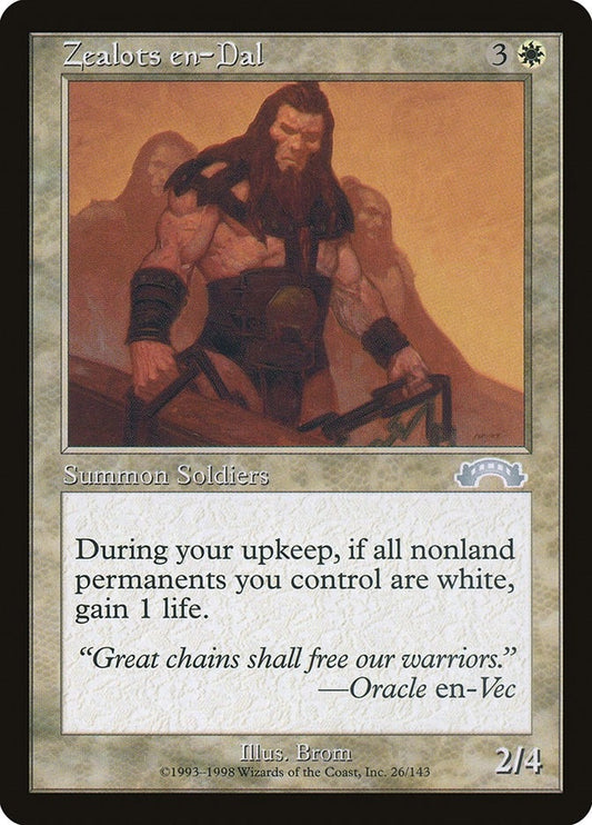 Image for Zealots en-Dal (26) (Exodus) - Magic: The Gathering