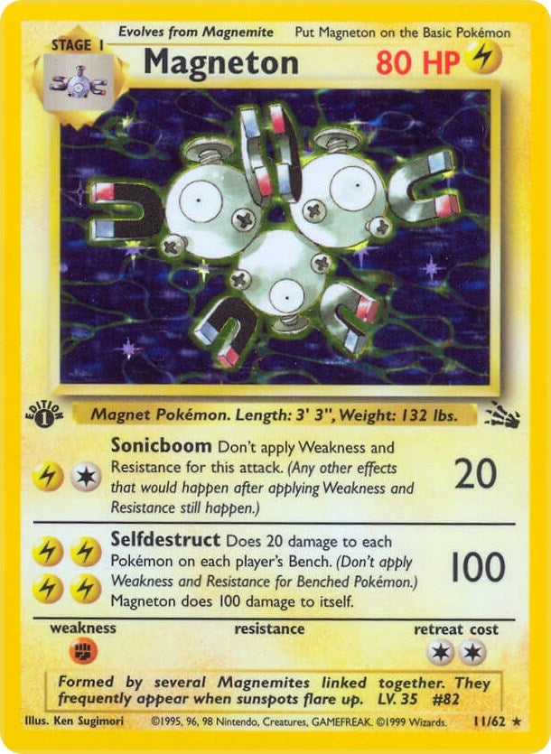 Image for Magneton (11) (11/62) (Fossil) - Pokemon