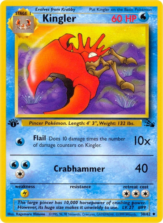 Image for Kingler (38/62) (Fossil) - Pokemon