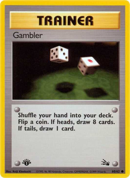 Image for Gambler (60/62) (Fossil) - Pokemon