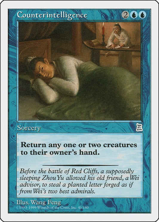 Image for Counterintelligence (41) (Portal Three Kingdoms) - Magic: The Gathering