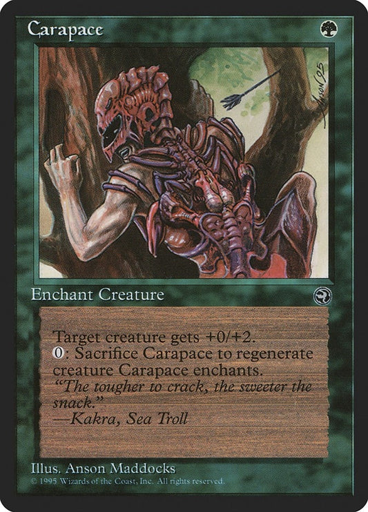 Image for Carapace (55) (Homelands) - Magic: The Gathering
