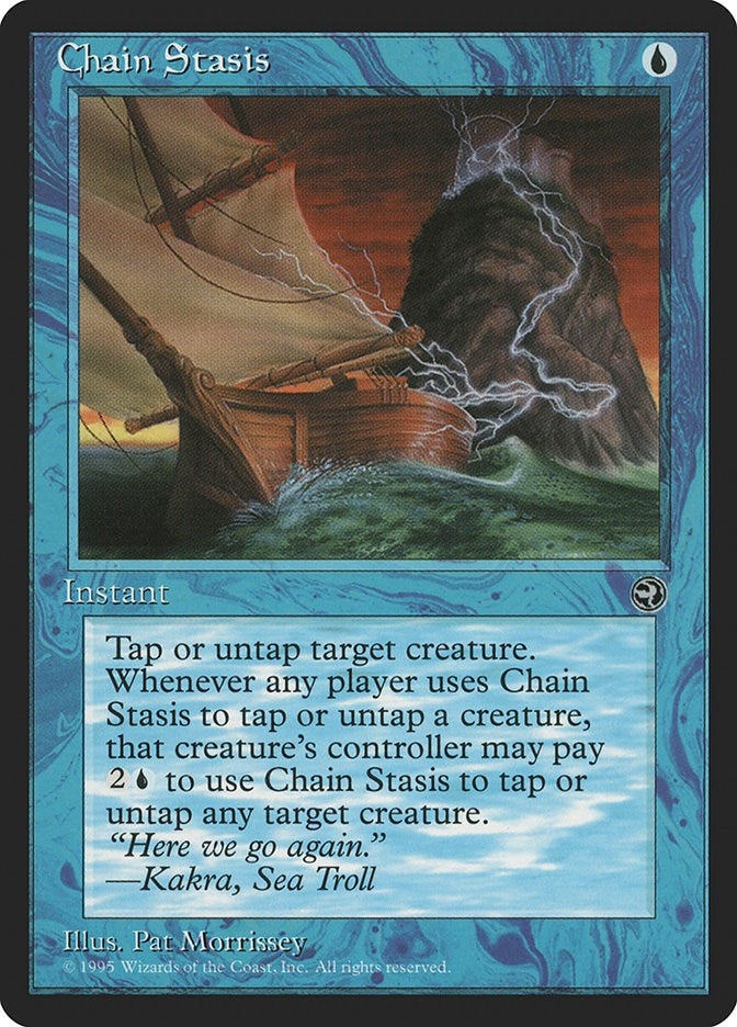 Image for Chain Stasis (Homelands) - Magic: The Gathering