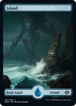 Image for Island (281) - Full Art (281) (The Brothers' War) - Magic: The Gathering