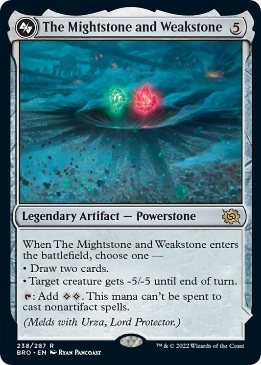 Image for The Mightstone and Weakstone (238) (The Brothers' War) - Magic: The Gathering