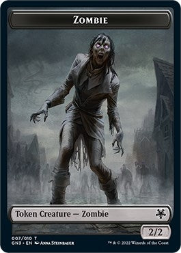 Image for Zombie // Angel Double-Sided Token (7 // 1) (Magic Game Night: Free-For-All) - Magic: The Gathering