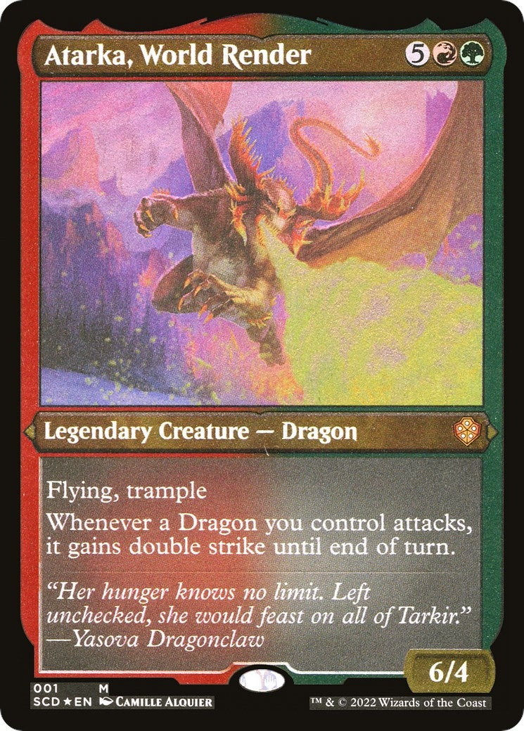 Image for Atarka, World Render (Foil Etched) (1) (Starter Commander Decks) - Magic: The Gathering
