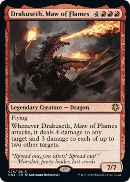 Image for Drakuseth, Maw of Flames (76) (Magic Game Night: Free-For-All) - Magic: The Gathering