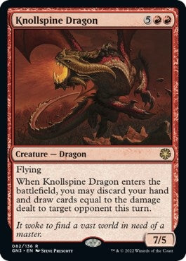 Image for Knollspine Dragon (82) (Magic Game Night: Free-For-All) - Magic: The Gathering